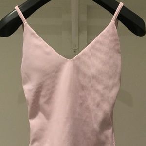 NWT Lululemon Poolside Pause One Piece Swim ~ 4 ~ POWR Pink ~ A/B Cup